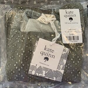 Kate Quinn Deep Moss Short Sleeve Top